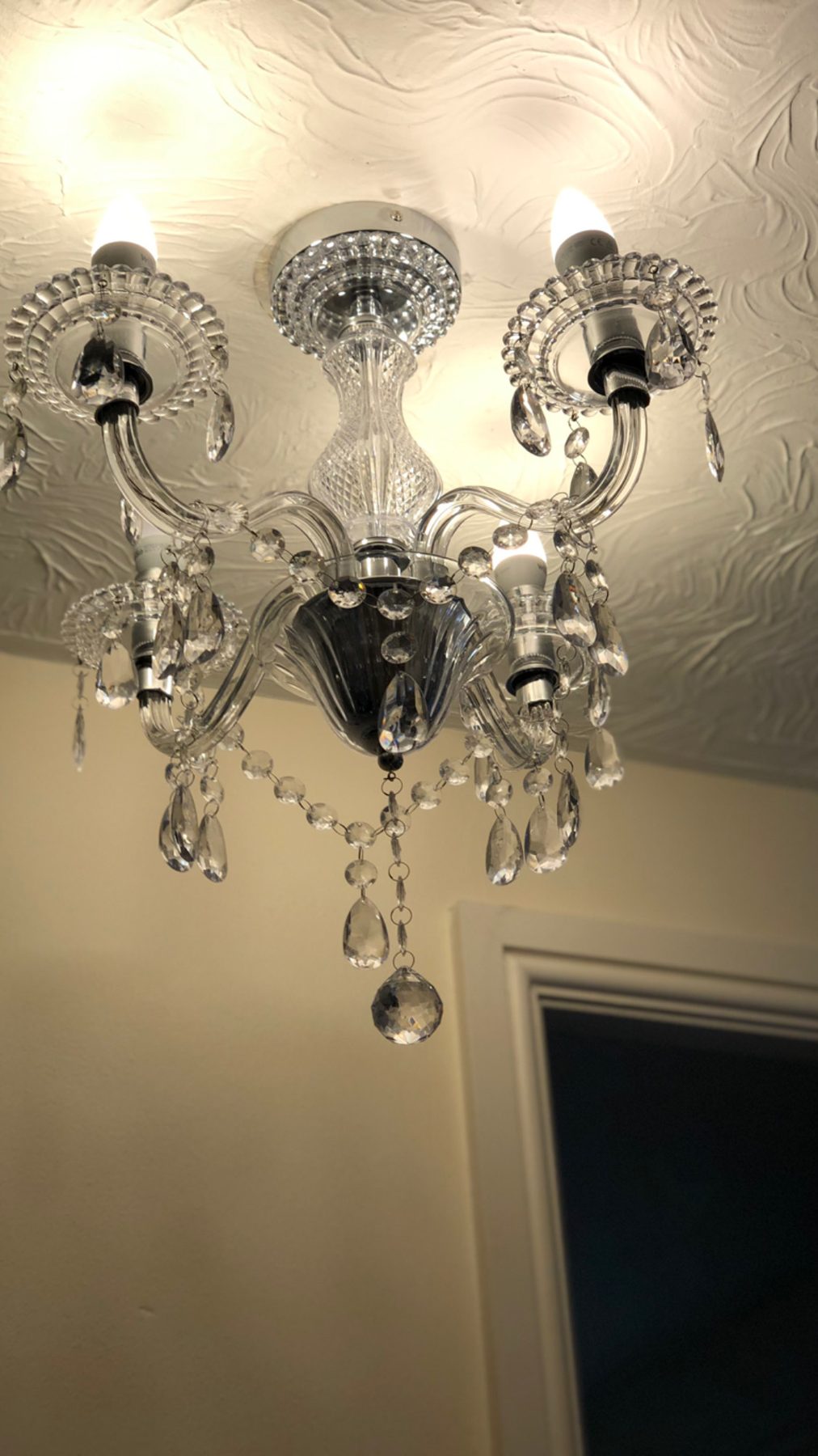 External wall lighting installation